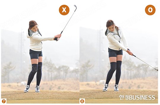 골프공 어프로치 스핀과 그린