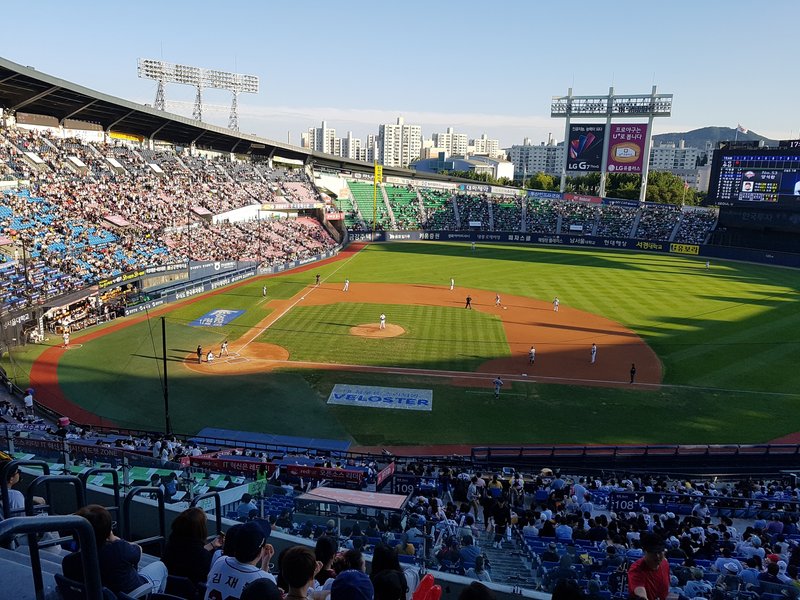 야구장 음식과 응원