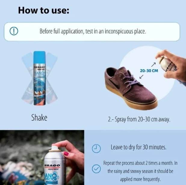 등산화 방수 스프레이 사용법