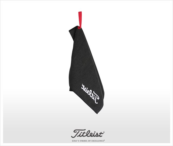 타이틀리스트 마이크로파이버 골프 타월