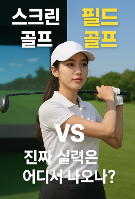 스크린골프 vs 필드 라운딩 비용 비교 그래프