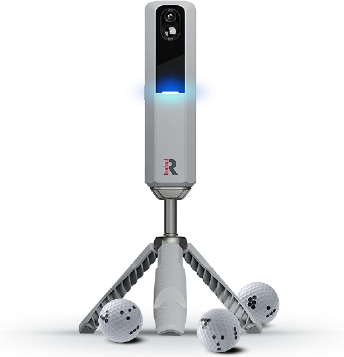 라프소도 MLM2 Pro 런치모니터 — 공 옆 거치와 스윙 영상 분석