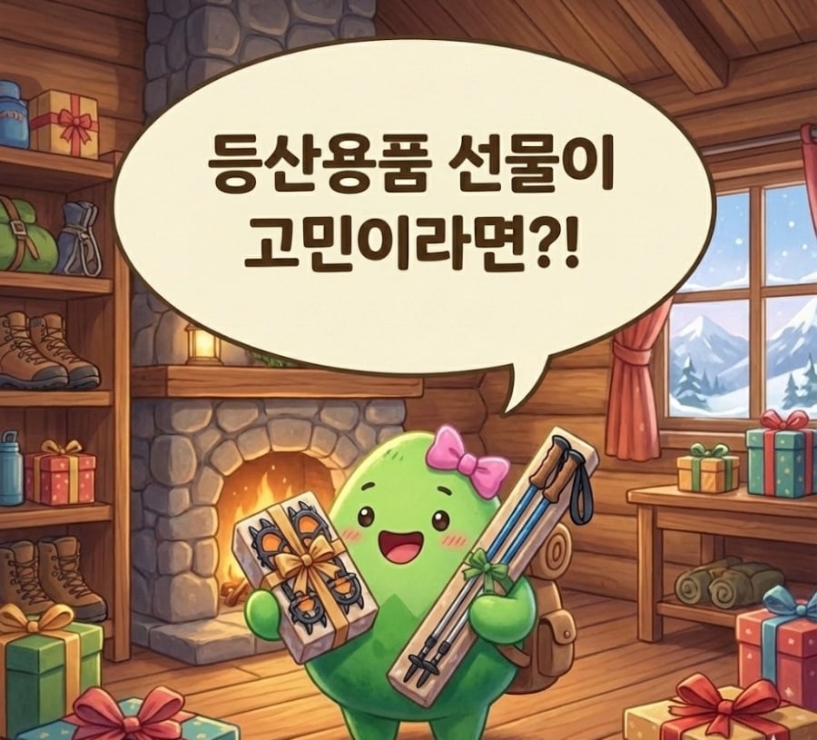 예산별 등산 선물 용품 — 양말·트레킹폴·보온병·의류 정리