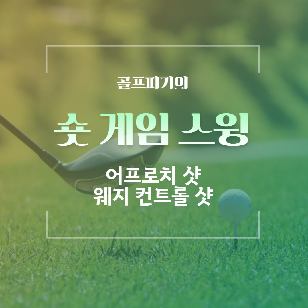 골프 웨지 어프로치 숏게임 연습 — 그린 주변 칩샷 거리 감각