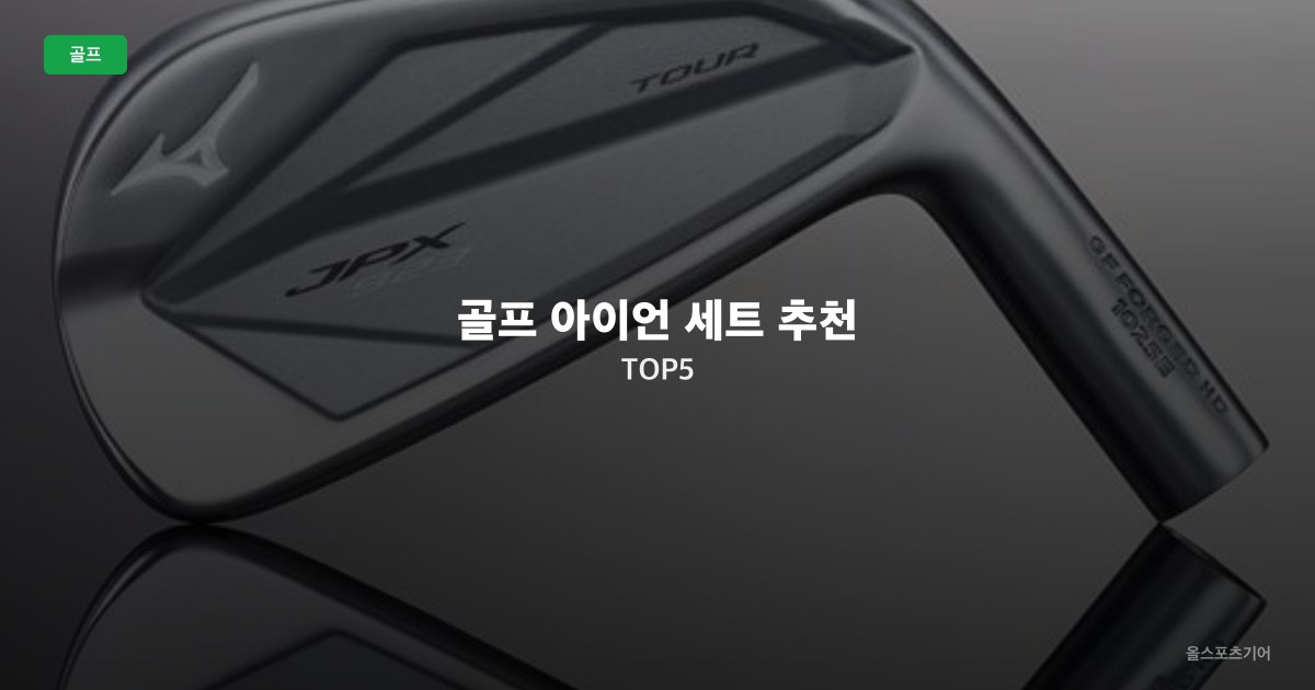 골프 아이언 세트 추천 TOP5