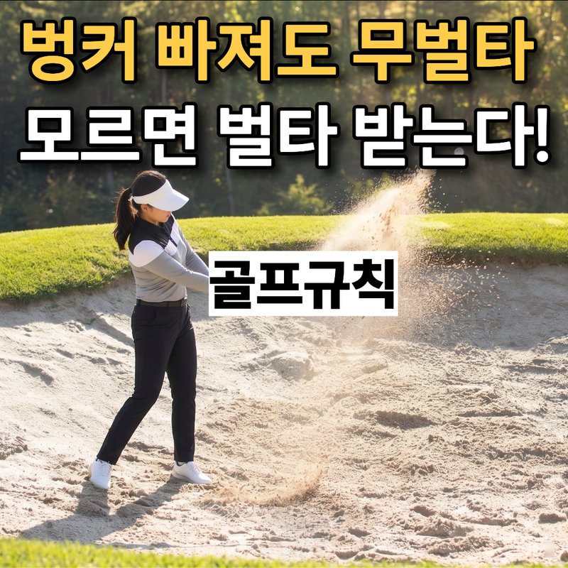 골프 벙커샷 기본기 - 모래 탈출 셋업과 스윙 가이드 2026