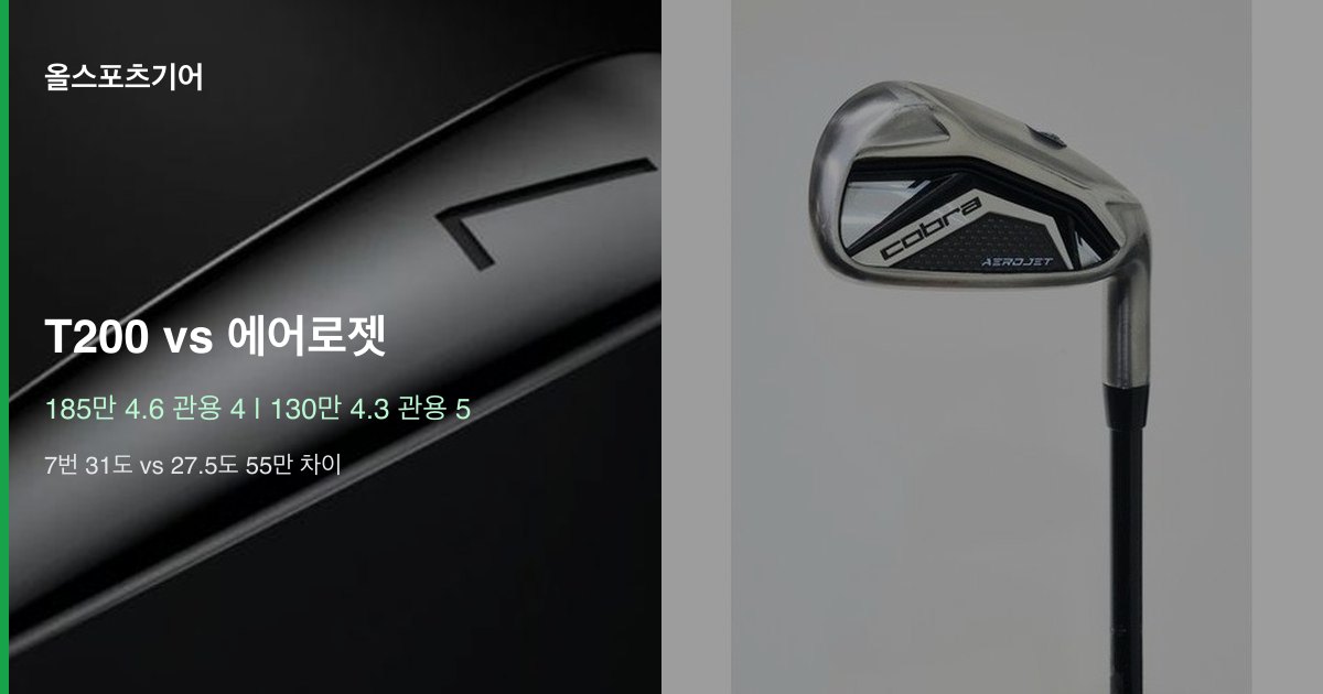 T200 vs 에어로젯, 평점 4.6, 관용성 | 185만 0.3점이냐 130만 관용이냐?