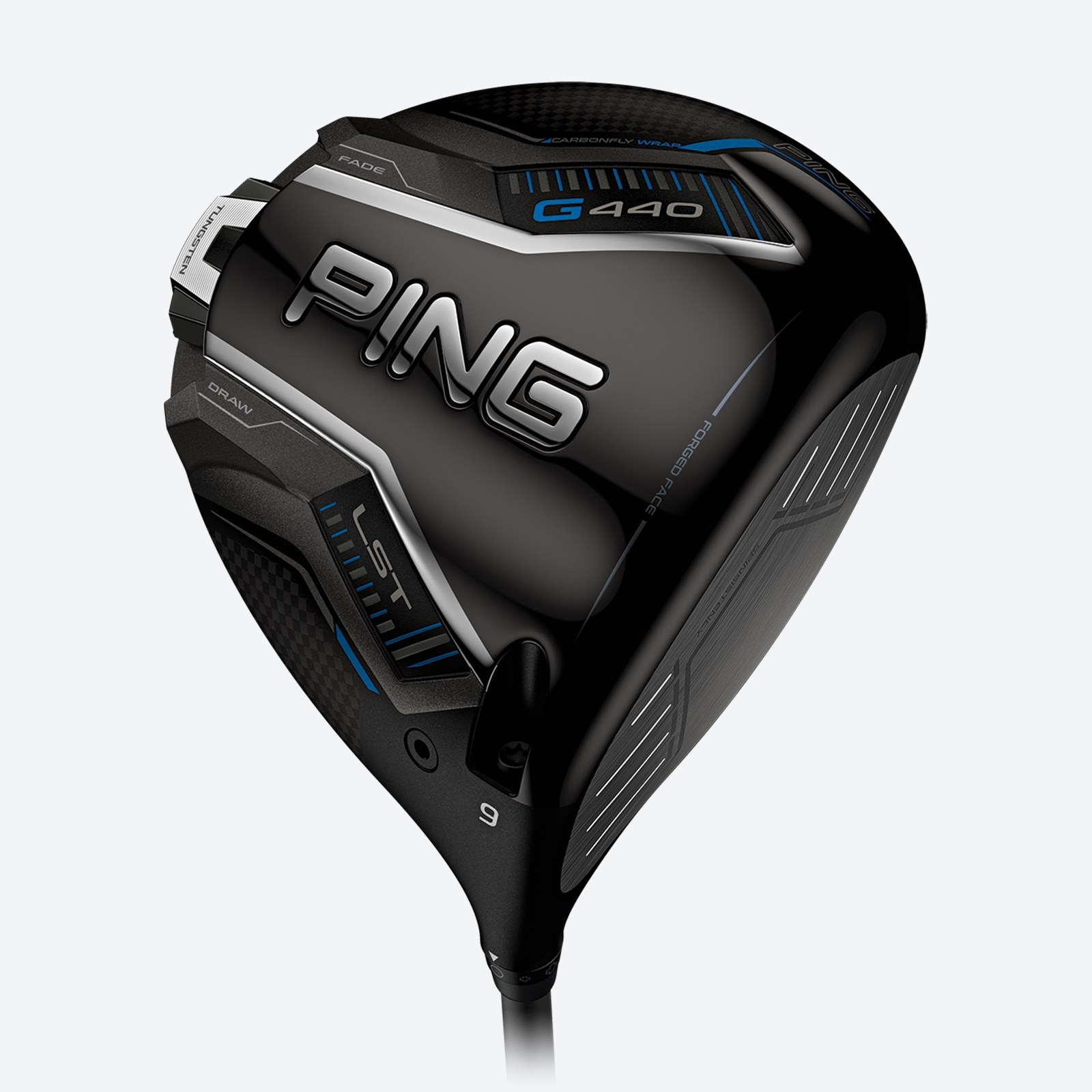 Ping G440 LST 드라이버 솔, 드로우 페이드 자리와 9도 각인